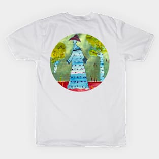 Lady in a hat painting T-Shirt